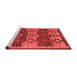 Country Red Washable Rugs