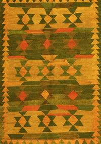 Southwestern Yellow Country Rug, con3003yw