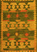 Southwestern Yellow Country Rug, con3003yw