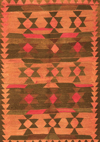 Southwestern Orange Country Rug, con3003org