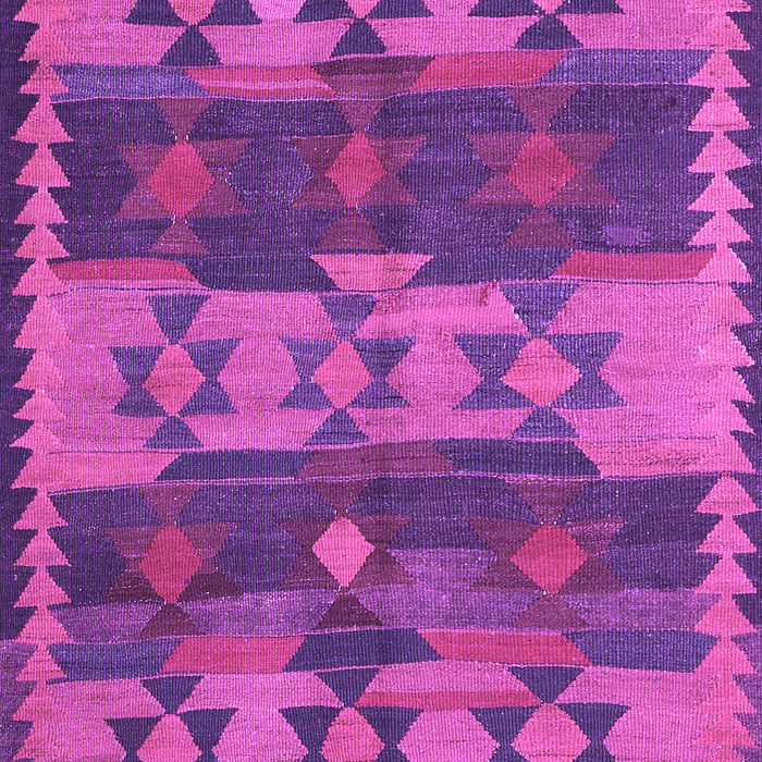 Machine Washable Southwestern Purple Country Area Rugs, wshcon3003pur