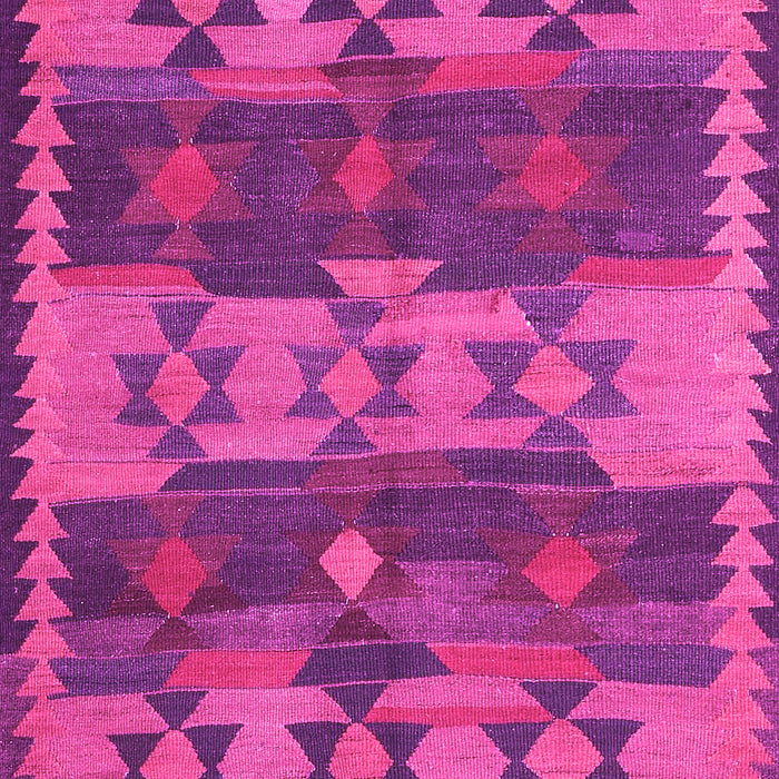 Machine Washable Southwestern Pink Country Rug, wshcon3003pnk