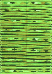 Oriental Green Traditional Rug, con3004grn