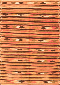 Oriental Orange Traditional Rug, con3004org