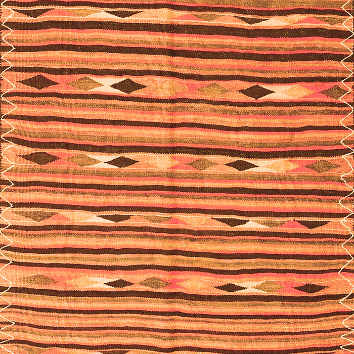 Oriental Orange Traditional Rug, con3004org