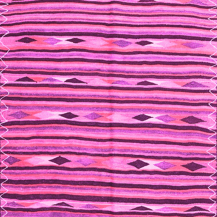 Machine Washable Oriental Pink Traditional Rug, wshcon3004pnk