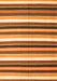 Serging Thickness of Machine Washable Abstract Orange Contemporary Area Rugs, wshcon3005org