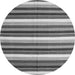 Square Abstract Gray Contemporary Rug, con3005gry