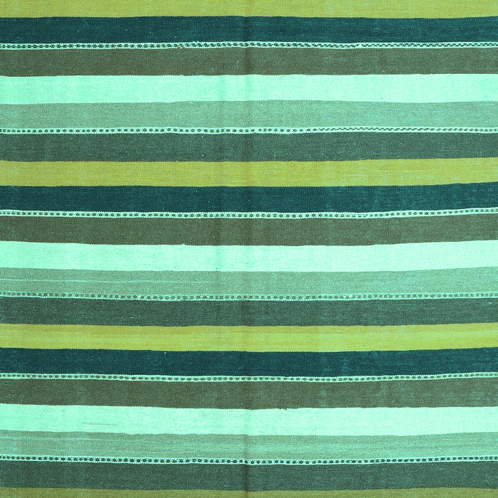 Abstract Turquoise Contemporary Rug, con3005turq