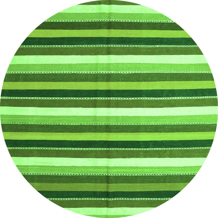Machine Washable Abstract Green Contemporary Area Rugs, wshcon3005grn