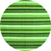 Machine Washable Abstract Green Contemporary Area Rugs, wshcon3005grn