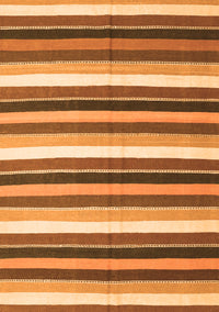 Abstract Orange Contemporary Rug, con3005org