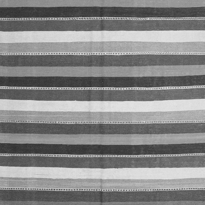 Serging Thickness of Machine Washable Abstract Gray Contemporary Rug, wshcon3005gry