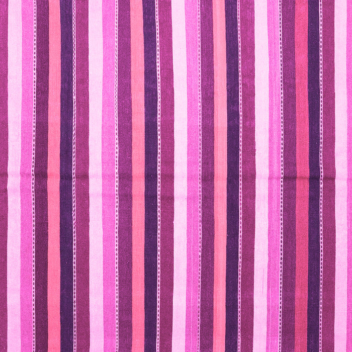 Square Machine Washable Abstract Pink Contemporary Rug, wshcon3005pnk