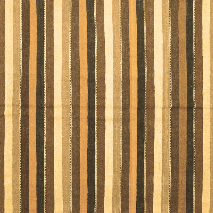 Square Abstract Brown Contemporary Rug, con3005brn