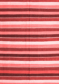 Abstract Red Contemporary Rug, con3005red