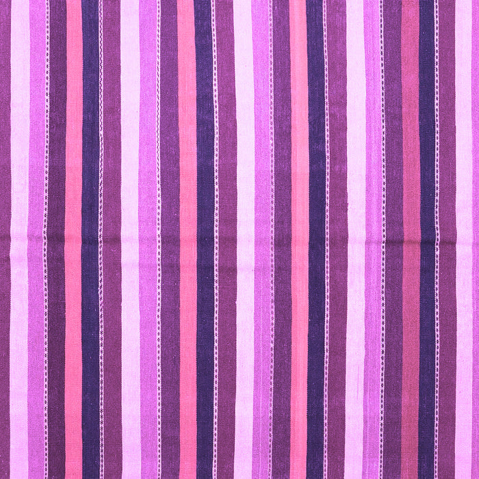 Square Abstract Purple Contemporary Rug, con3005pur