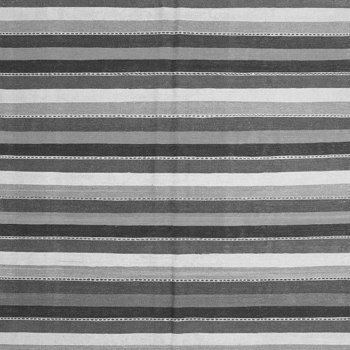 Round Machine Washable Abstract Gray Contemporary Rug, wshcon3005gry