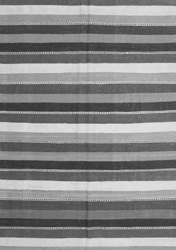 Abstract Gray Contemporary Rug, con3005gry