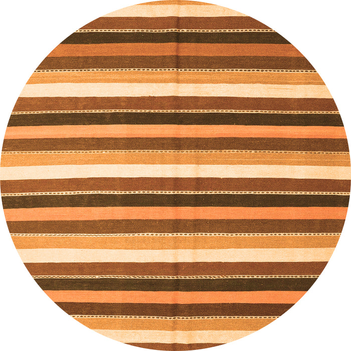 Machine Washable Abstract Orange Contemporary Area Rugs, wshcon3005org