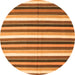 Machine Washable Abstract Orange Contemporary Area Rugs, wshcon3005org