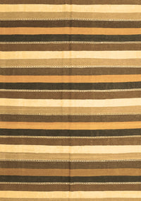 Abstract Brown Contemporary Rug, con3005brn