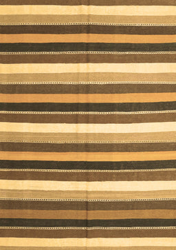 Abstract Brown Contemporary Rug, con3005brn