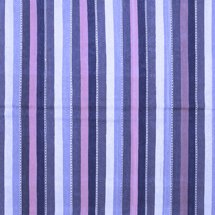 Square Machine Washable Abstract Blue Contemporary Rug, wshcon3005blu