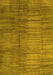 Machine Washable Abstract Yellow Contemporary Rug, wshcon3006yw