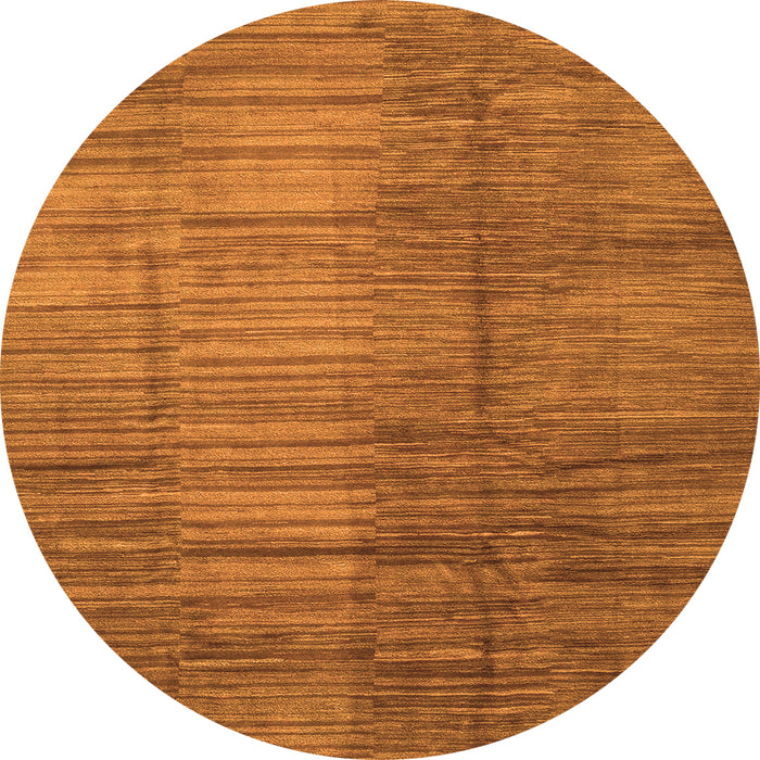 Square Abstract Orange Contemporary Rug, con3006org