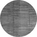 Machine Washable Abstract Gray Contemporary Rug, wshcon3006gry