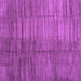 Square Machine Washable Abstract Purple Contemporary Area Rugs, wshcon3006pur