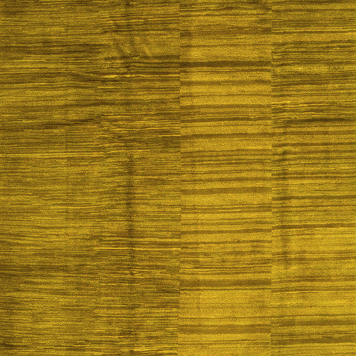 Abstract Yellow Contemporary Rug, con3006yw
