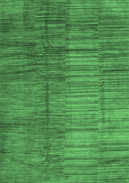 Abstract Emerald Green Contemporary Rug, con3006emgrn