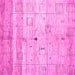 Square Abstract Pink Contemporary Rug, con3007pnk