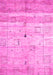 Abstract Pink Contemporary Rug, con3007pnk