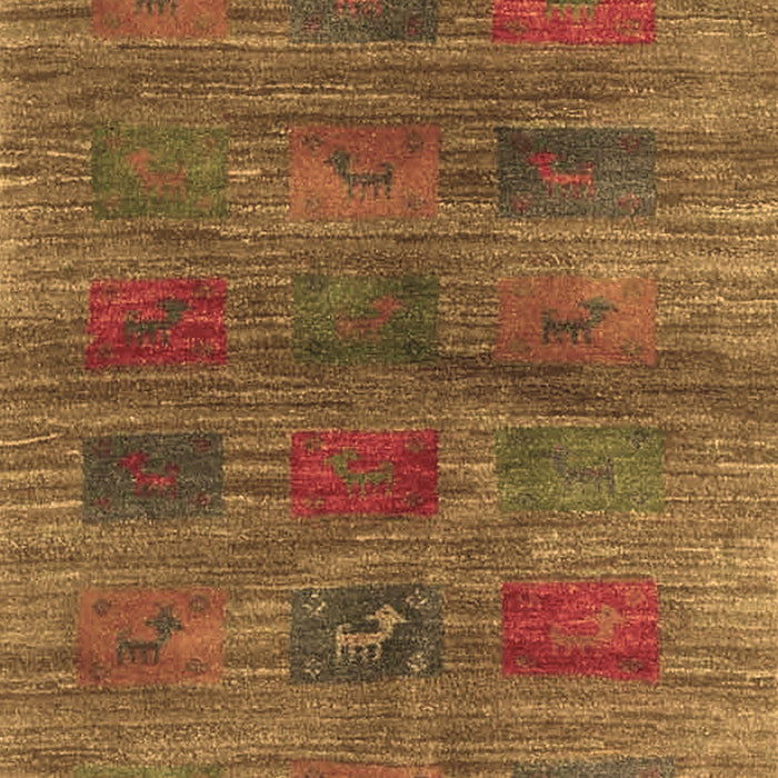Abstract Brown Contemporary Rug, con3008brn