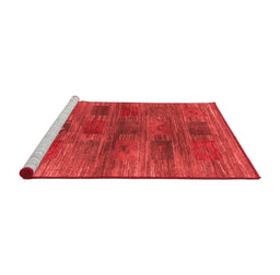 Contemporary Red Washable Rugs