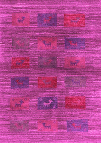 Abstract Pink Contemporary Rug, con3008pnk