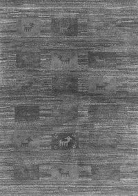 Abstract Gray Contemporary Rug, con3008gry