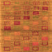 Serging Thickness of Abstract Orange Contemporary Rug, con3009org