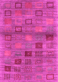 Abstract Pink Contemporary Rug, con3009pnk