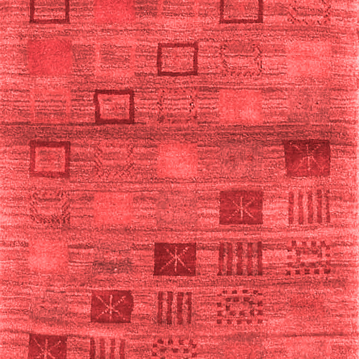 Abstract Red Contemporary Area Rugs