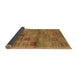 Sideview of Abstract Brown Contemporary Rug, con3009brn