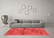 Contemporary Red Washable Rugs