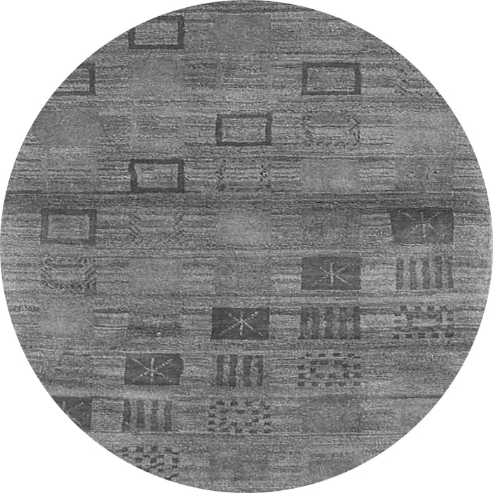 Square Abstract Gray Contemporary Rug, con3009gry