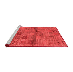 Contemporary Red Washable Rugs