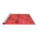 Contemporary Red Washable Rugs