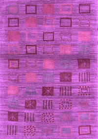 Abstract Purple Contemporary Rug, con3009pur