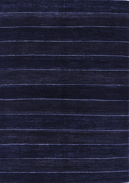 Abstract Blue Contemporary Rug, con300blu